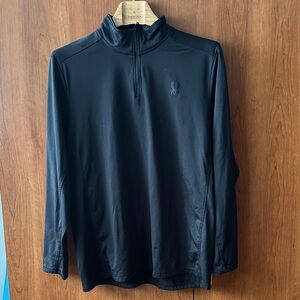 Spyder Men’s Black Quarter-Zip Performance Pullover